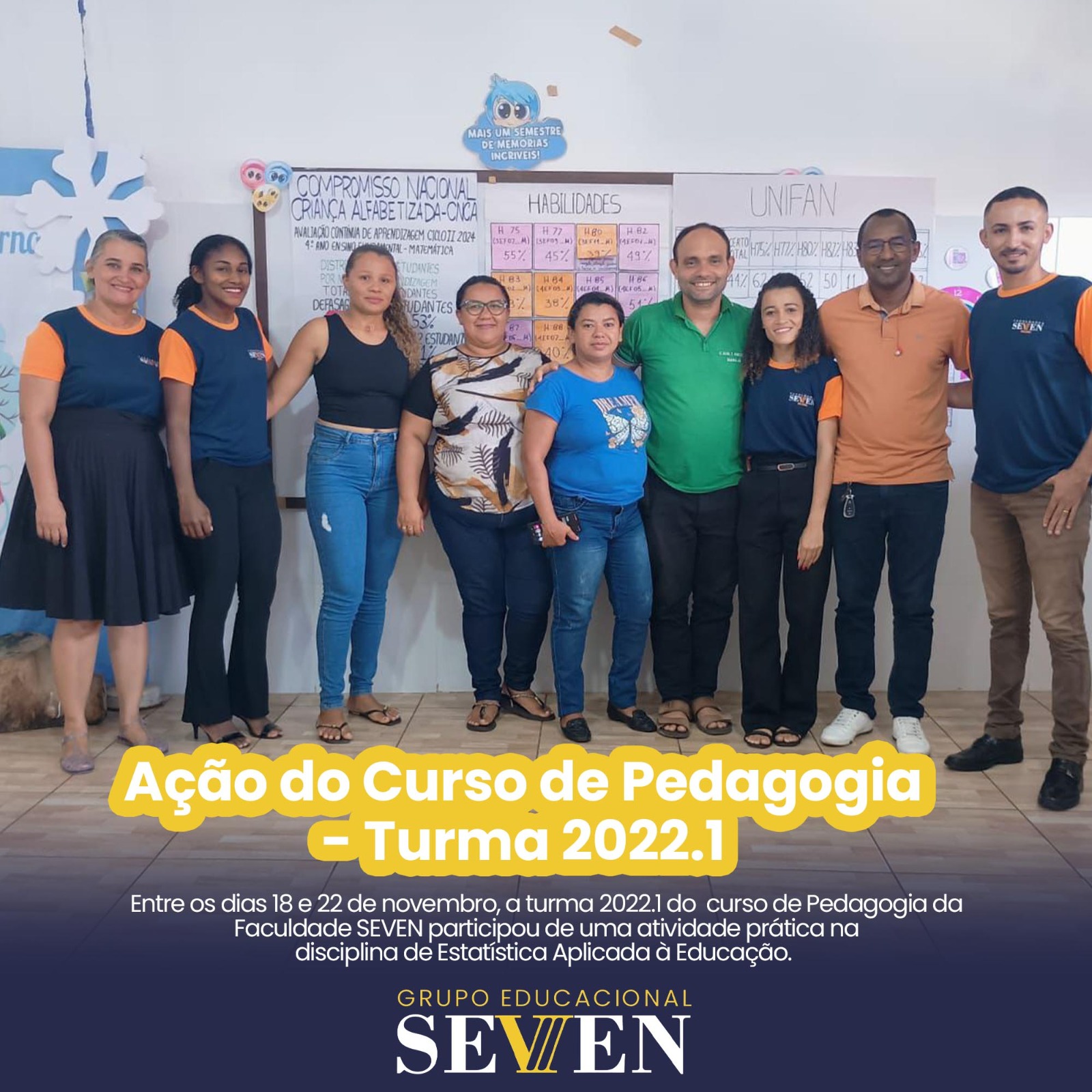 Ação do Curso de Pedagogia - Turma 2022.1